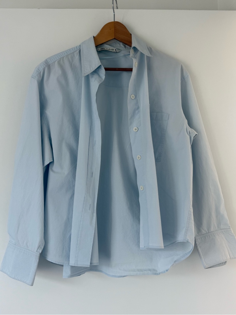 Classic Light Blue women's Button-Down Shirt
